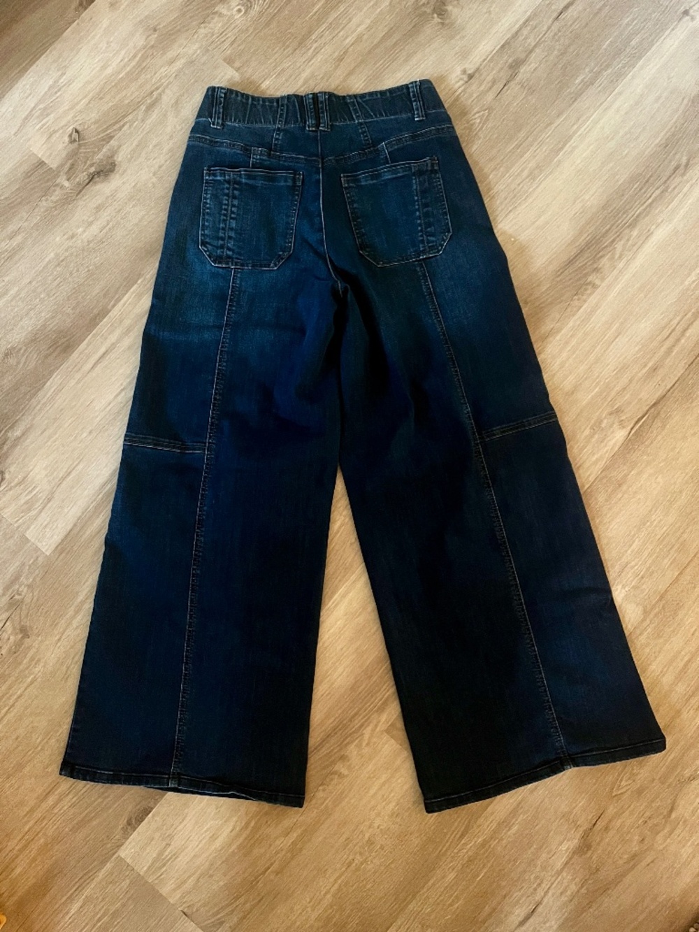 Wit & Wisdom Skyrise Wide Leg W/ Diagonal Front Seams Jean - Picture 9 of 9